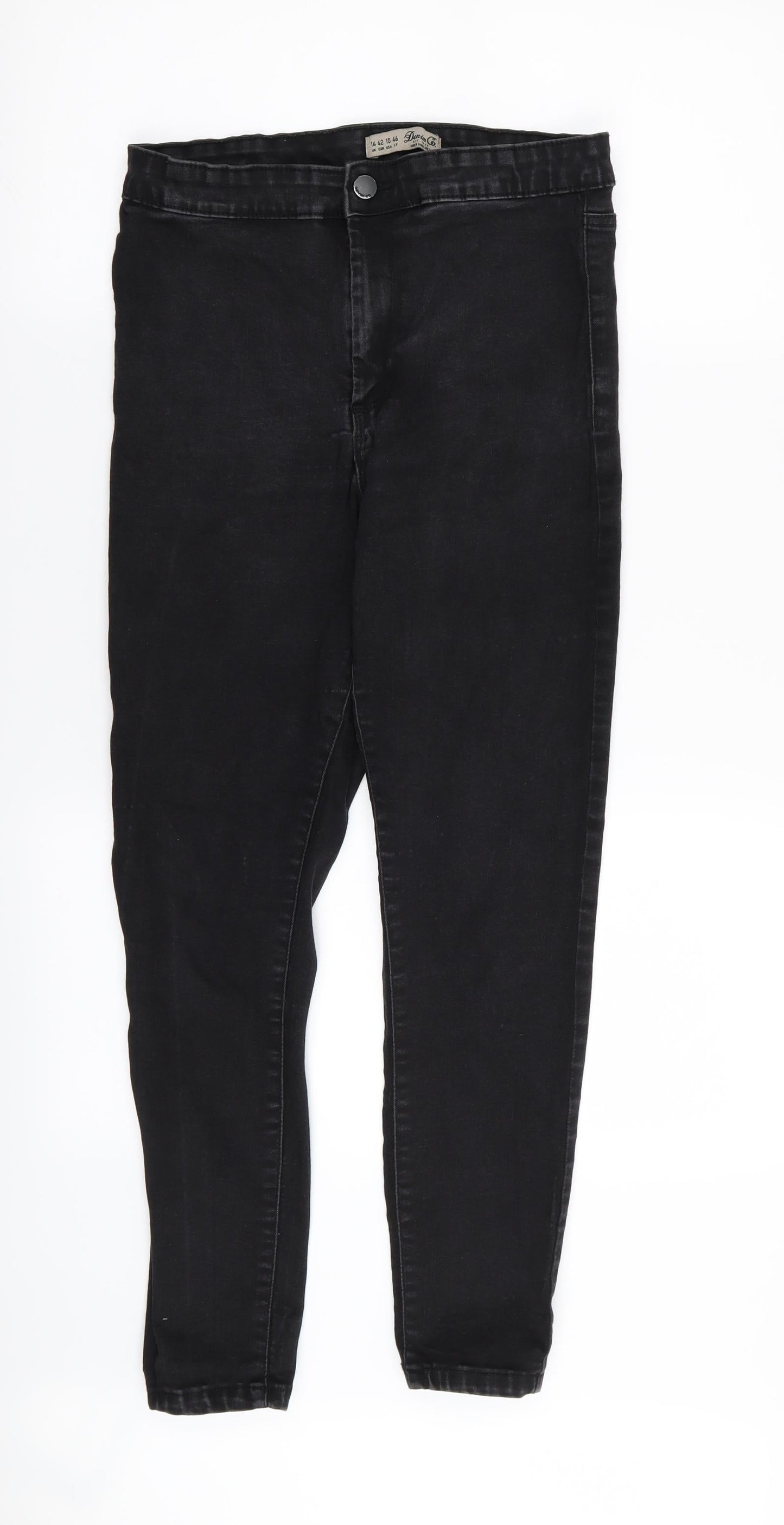 denim and co Womens Black   Skinny Jeans Size 14 L25 in