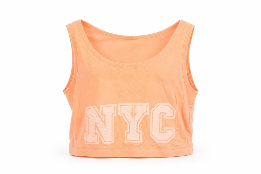 Primark Womens Orange   Basic Tank Size 8