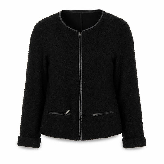 Next Womens Black   Full Zip Jumper Size 6
