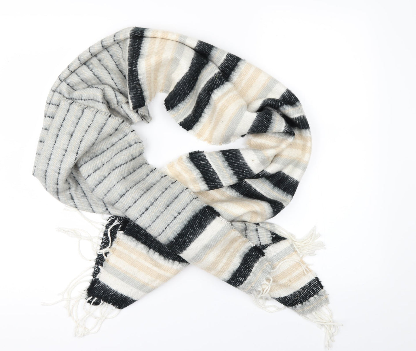 Preworn Womens Multicoloured Striped   Scarf