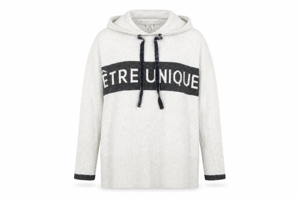 River Island Womens Grey   Pullover Hoodie Size 8  - etre unique