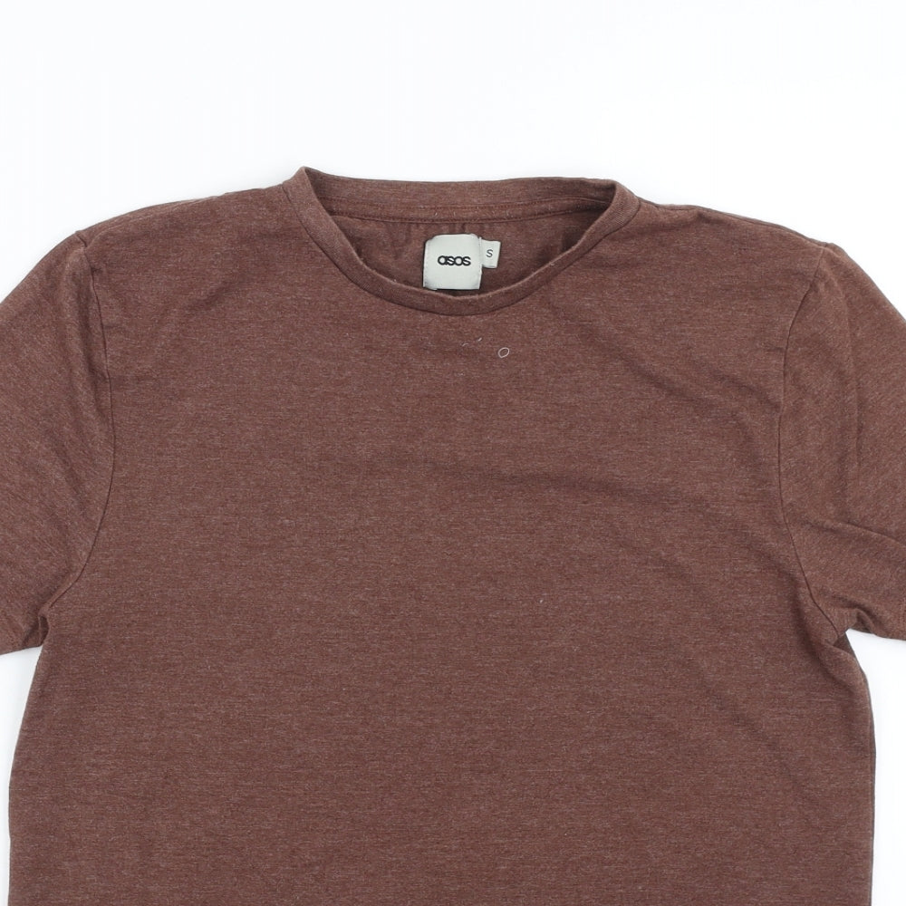 ASOS Womens Brown   Basic T-Shirt Size S