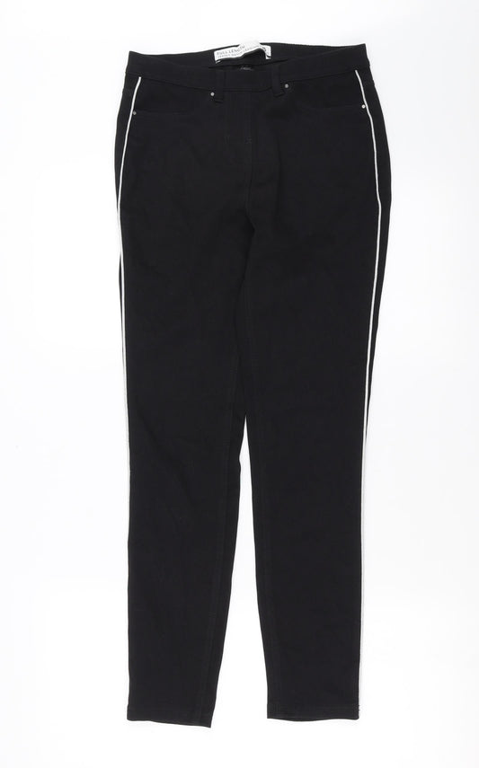 NEXT Womens Black   Carrot Leggings Size 8 L28 in - jersey denim jegging