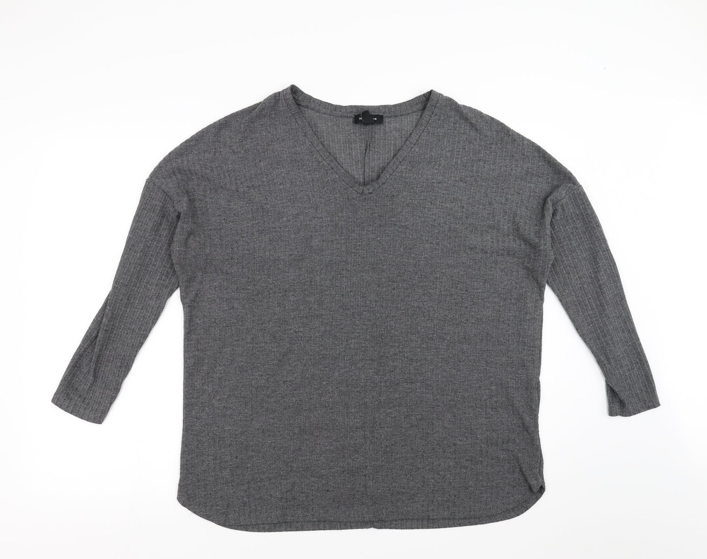 New Look Womens Grey   Basic T-Shirt Size 10