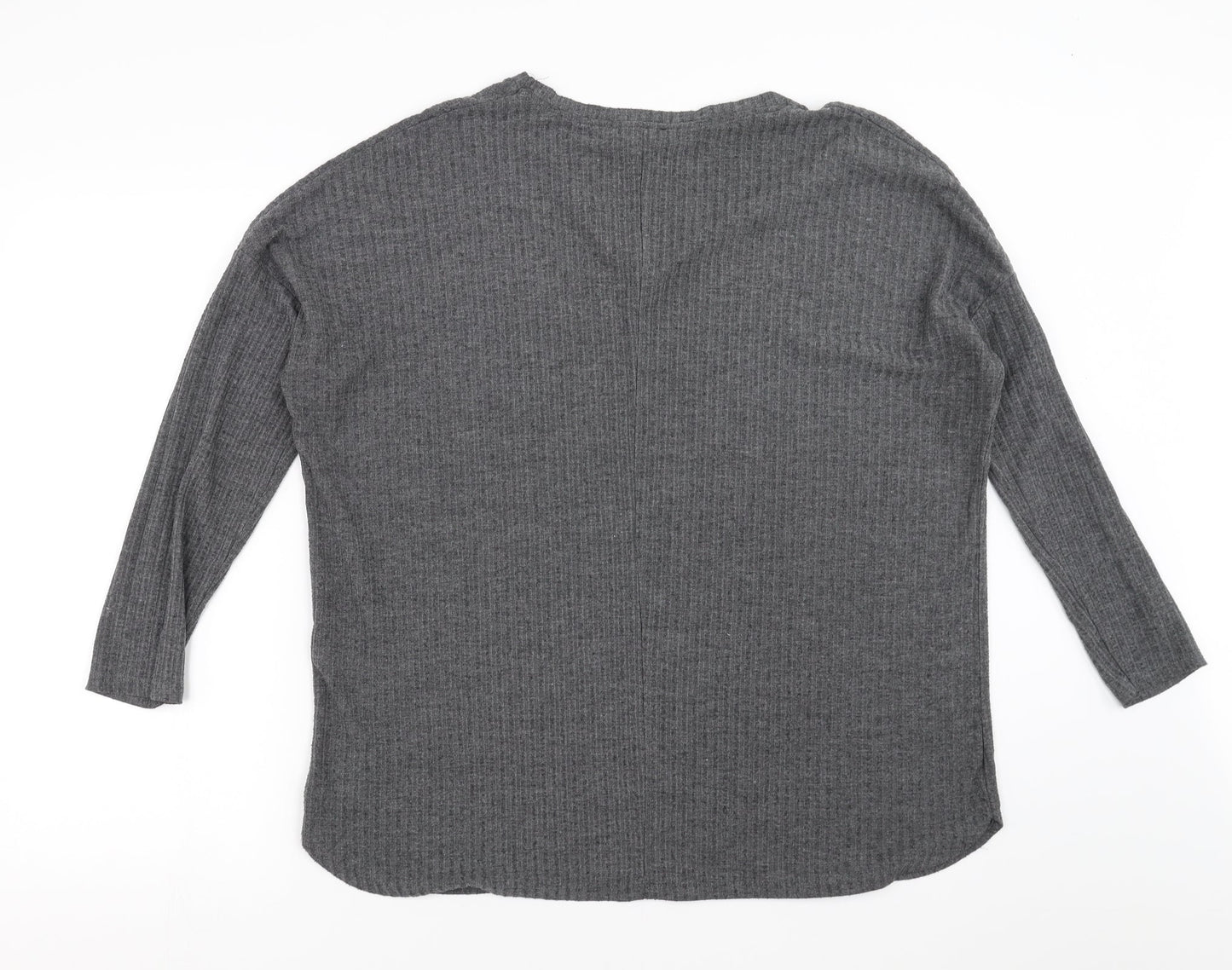 New Look Womens Grey   Basic T-Shirt Size 10