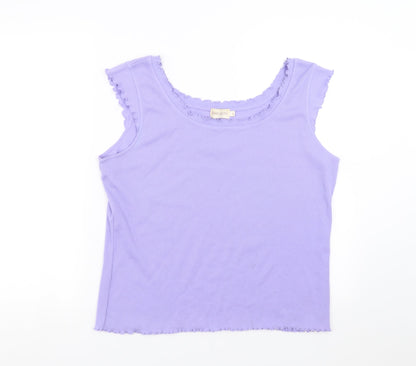 Bonmarché Womens Purple Basic Tank Size L