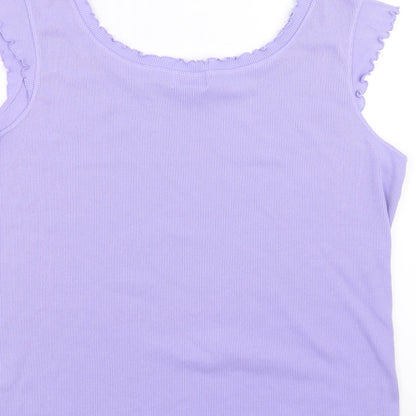 Bonmarché Womens Purple Basic Tank Size L