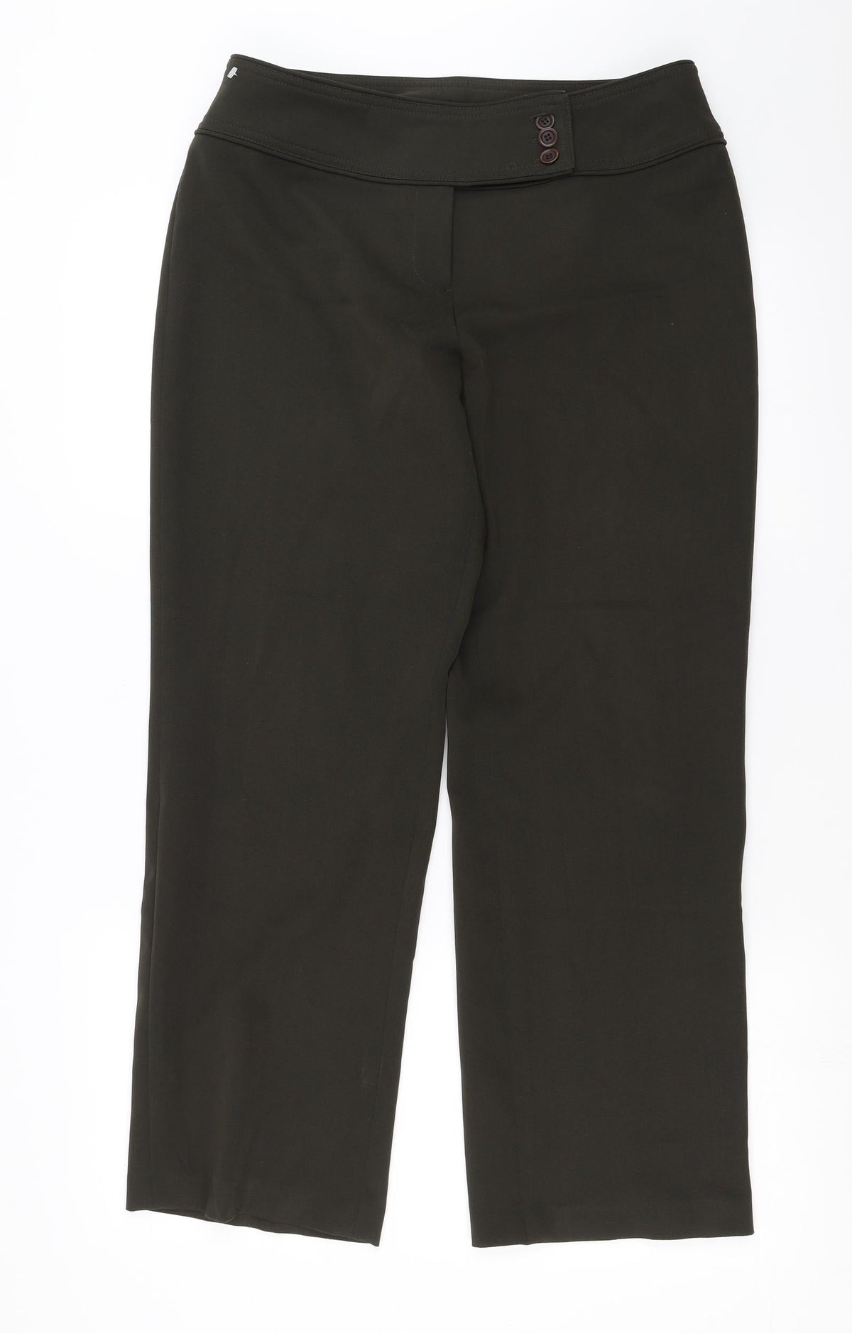 South Womens Green   Trousers  Size 12 L28 in