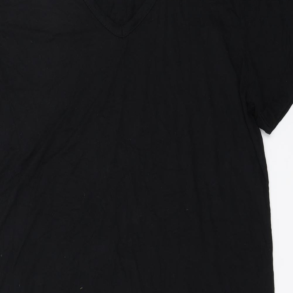 Glamour Babe Womens Black   T-Shirt Dress  Size M