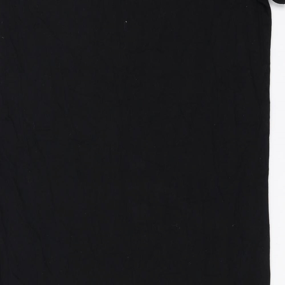 Glamour Babe Womens Black   T-Shirt Dress  Size M