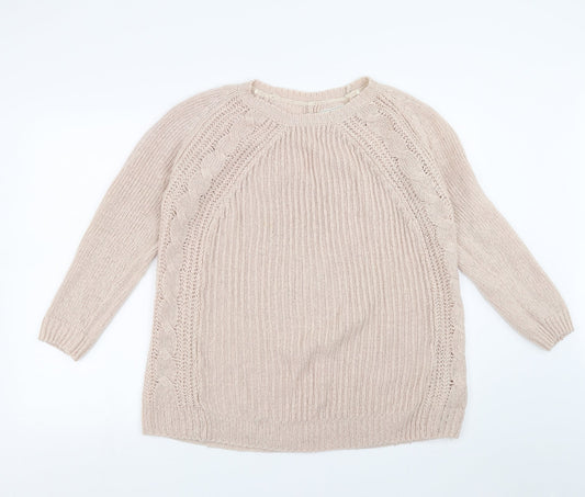 New Look Womens Pink   Pullover Jumper Size S