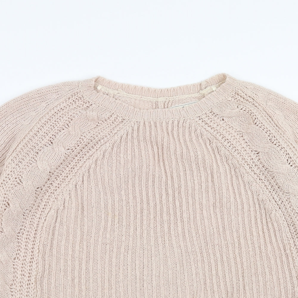 New Look Womens Pink   Pullover Jumper Size S
