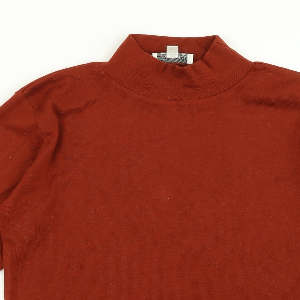 Emreco Womens Brown   Basic T-Shirt Size 8