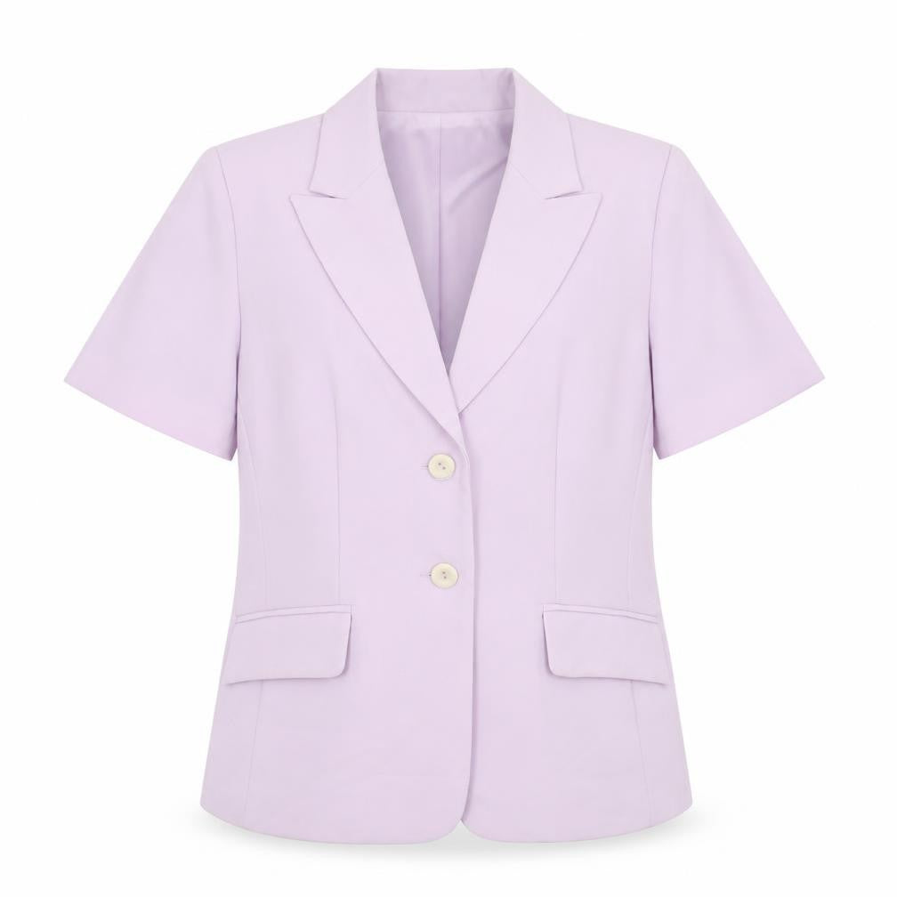 Bonmarché Womens Purple Jacket Suit Jacket Size 12 - Shoulder Pads