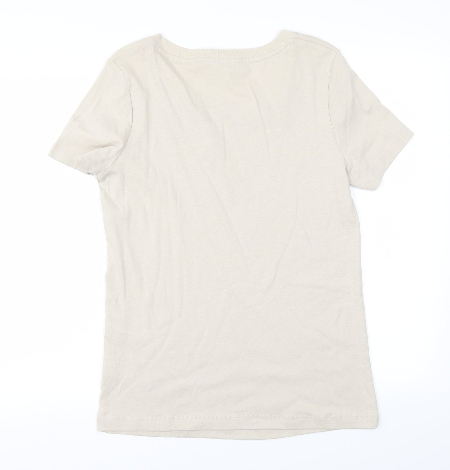 Essentials Womens Beige   Basic T-Shirt Size M