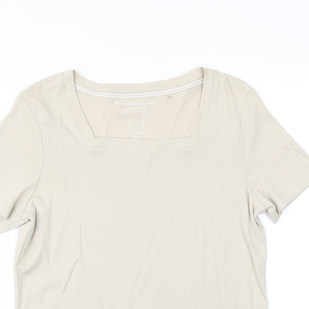Essentials Womens Beige   Basic T-Shirt Size M