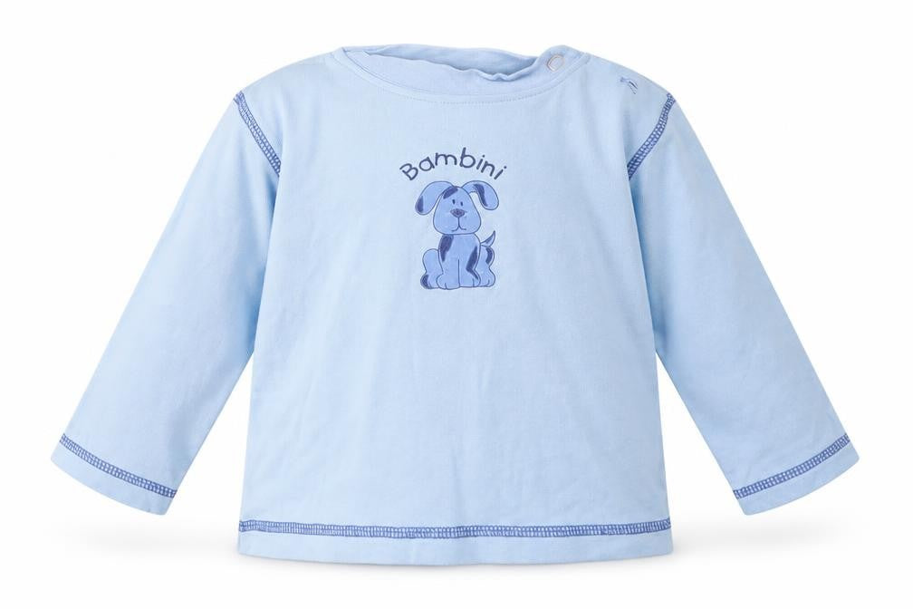 BHS Girls Blue   Basic T-Shirt Size 6-9 Months
