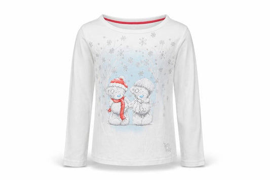 Marks & Spencer Girls White Animal Print  Basic T-Shirt Size 9-10 Years