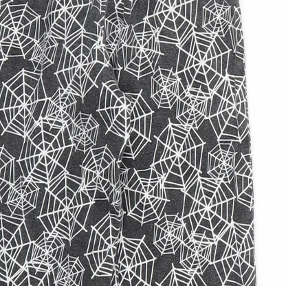 Disney Girls Black Animal Print  Jogger Trousers Size 3 Years