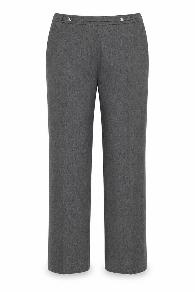 Marks & Spencer Womens Grey   Trousers  Size 14 L26 in - Stretch waistband
