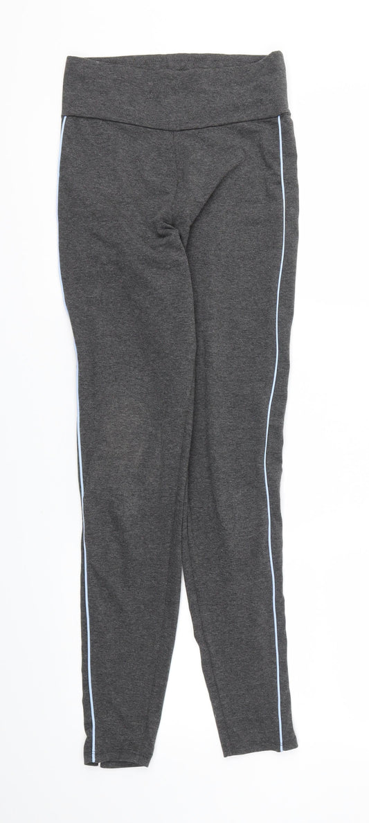 F&F Womens Grey   Jegging Trousers Size 8 L26 in - Stretch waistband