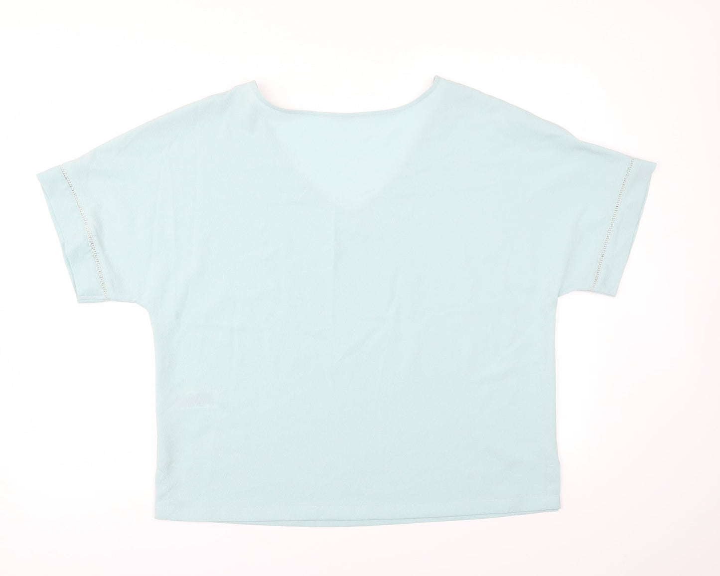 M&S Womens Blue   Basic Blouse Size 14