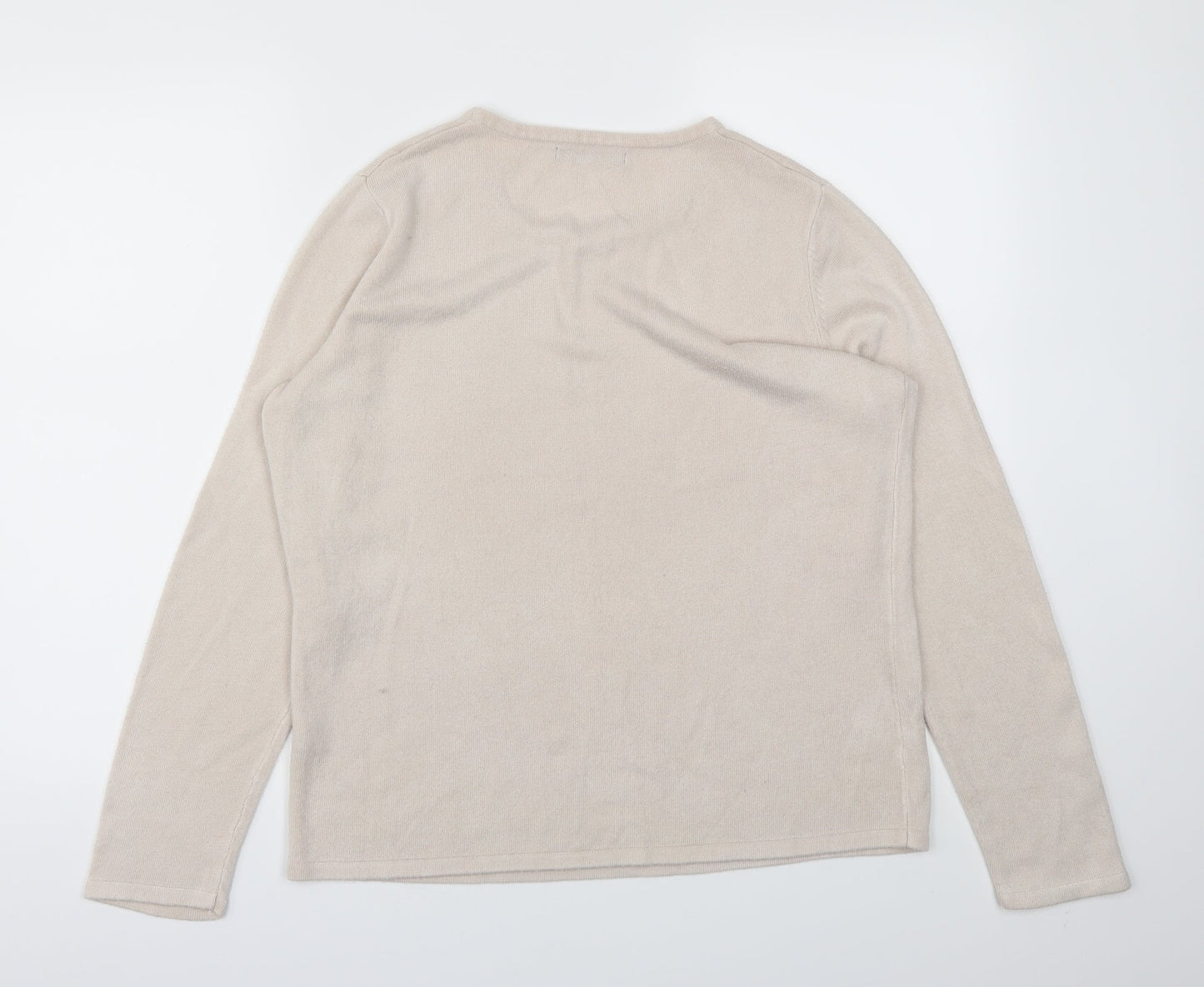 BM  Womens Beige   Pullover Jumper Size M