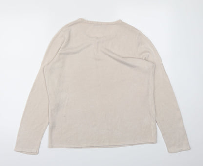 Bonmarché Womens Beige Pullover Jumper Size M