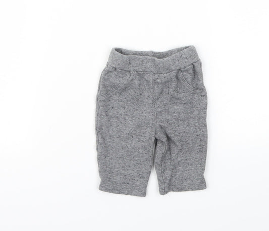 MINICLASIC Boys Grey   Capri Trousers Size Newborn
