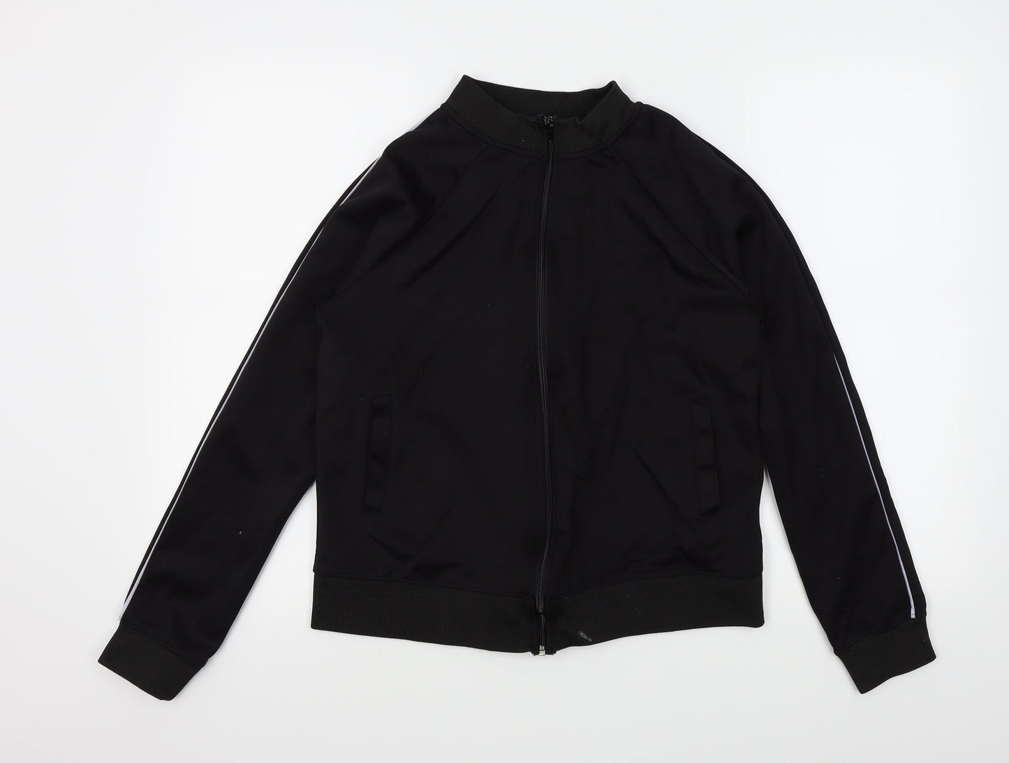 New Look Womens Black   Full Zip Jumper Size 14