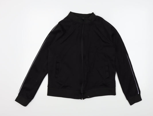 New Look Womens Black   Full Zip Jumper Size 14