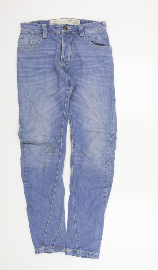 RIVINGTON Mens Blue   Skinny Jeans Size 28 in L30 in - TWIST RYDER