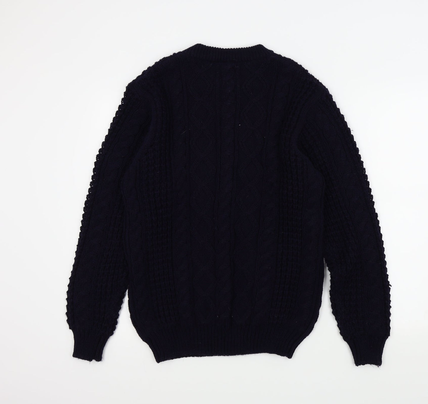 M.E.N.S KNITWEAR Mens Blue   Pullover Jumper Size S