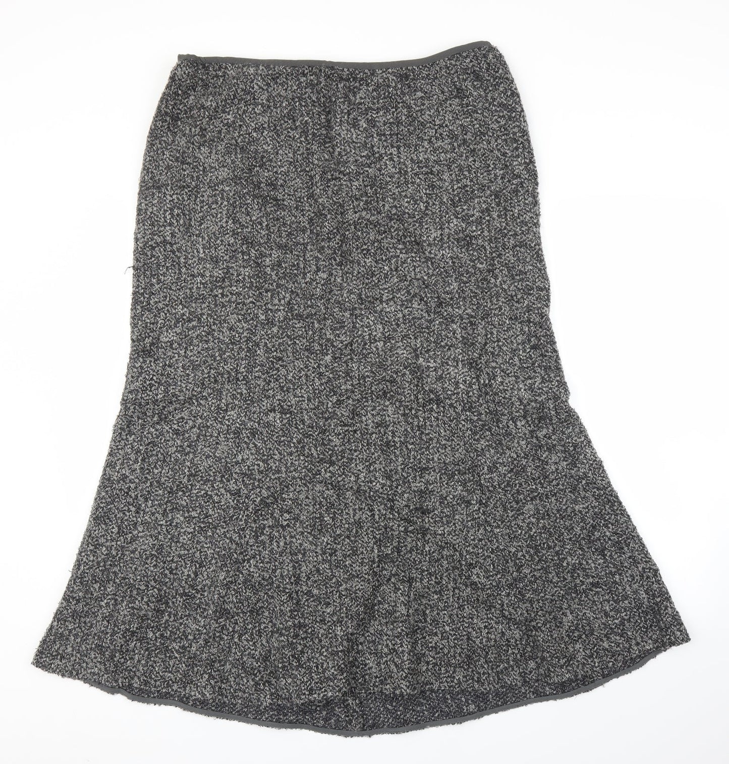 Preworn Womens Grey   Trumpet Skirt Size XL