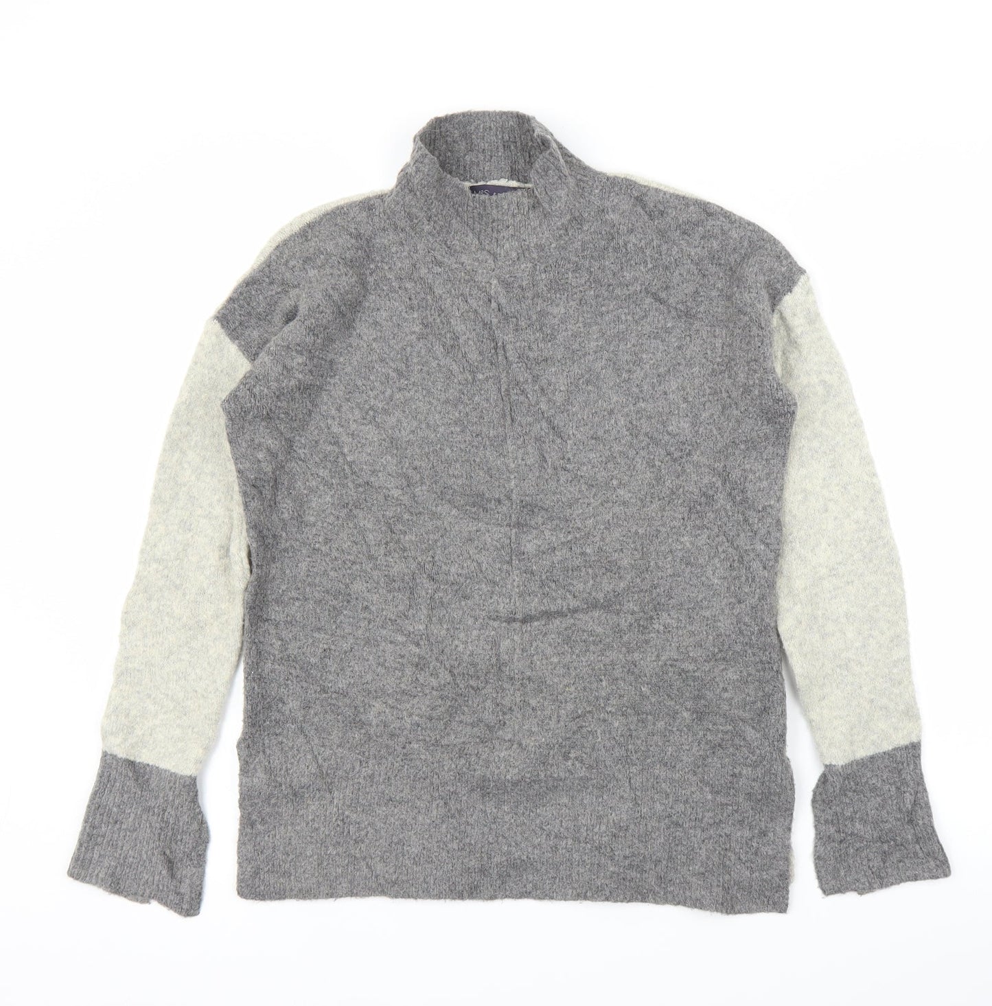 M&S Mens Grey   Pullover Jumper Size S