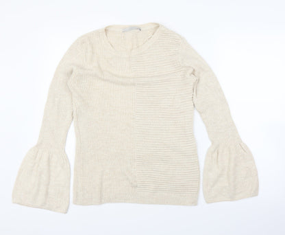 Preloved George Womens Beige   Pullover Jumper Size 10 - Front