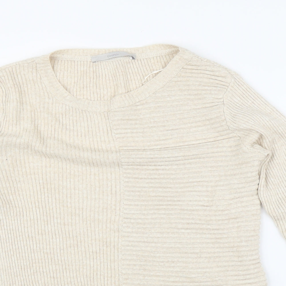 George Womens Beige   Pullover Jumper Size 10