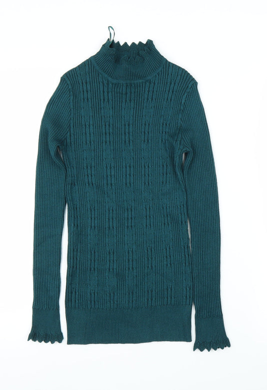 Papaya Womens Green   Pullover Jumper Size 8