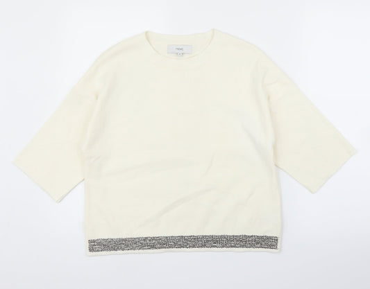 NEXT Womens Ivory   Pullover Jumper Size 8