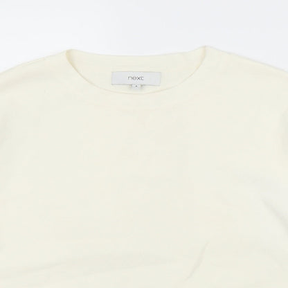 Next Womens Ivory   Pullover Jumper Size 8