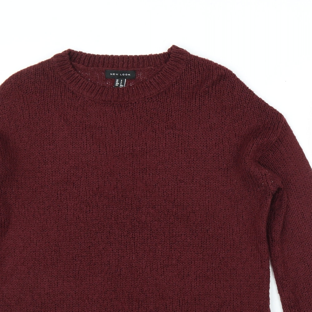 New Look Womens Purple   Pullover Jumper Size S