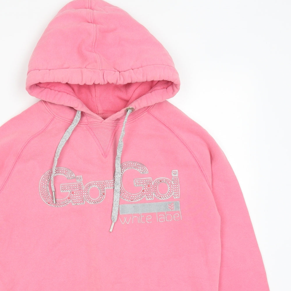 Gio Gio Womens Pink   Pullover Hoodie Size XS