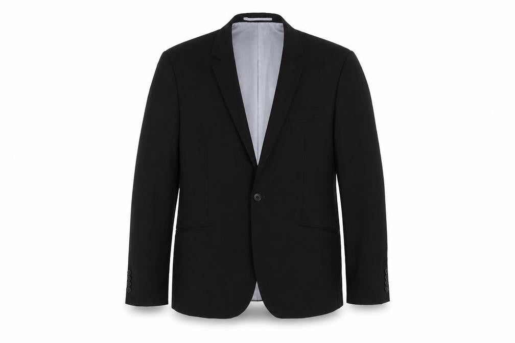 Peter Worth Mens Black   Jacket Suit Jacket Size 42