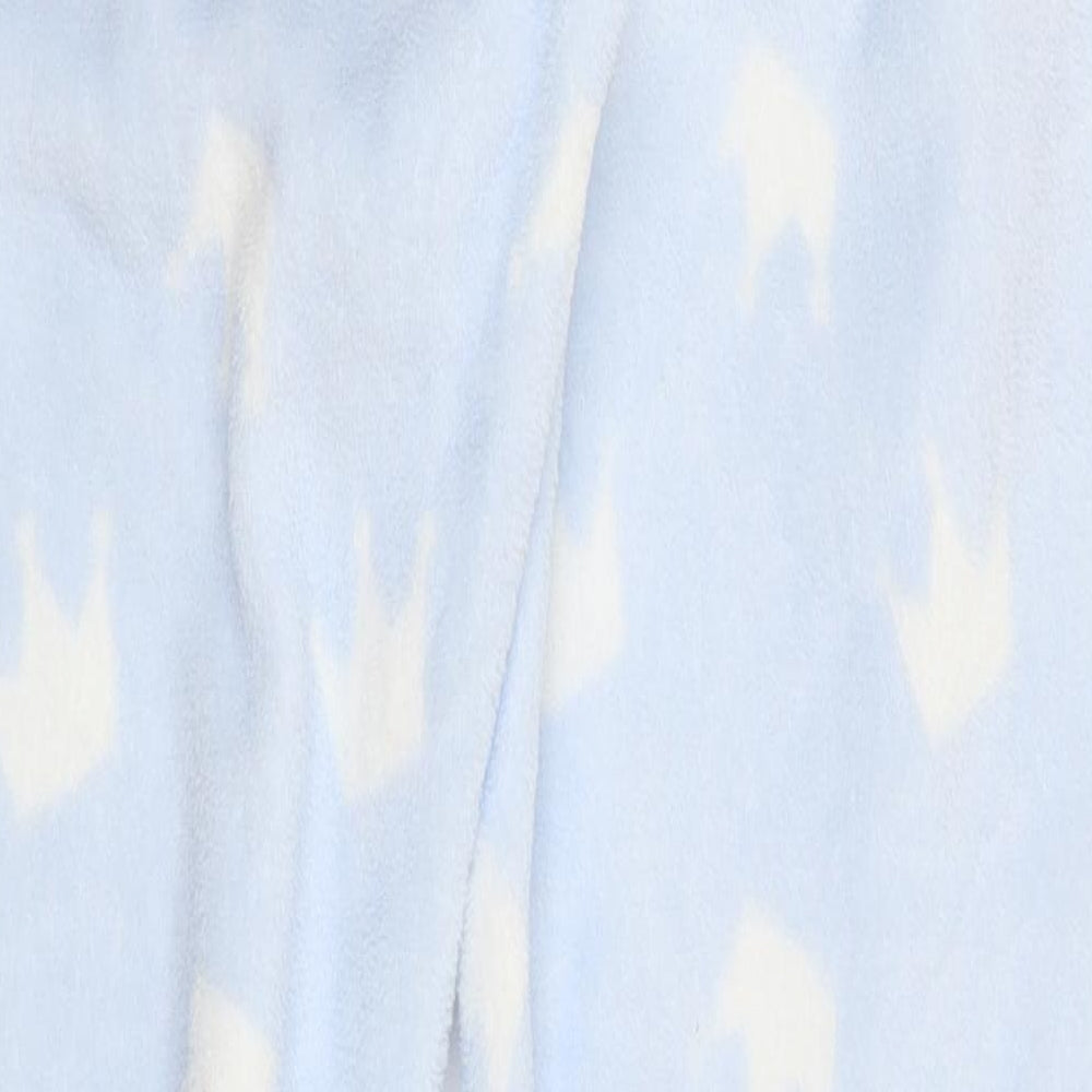 Primark Womens Blue Geometric  Trousers  Size 6 L29 in - Crown Print Loungwear