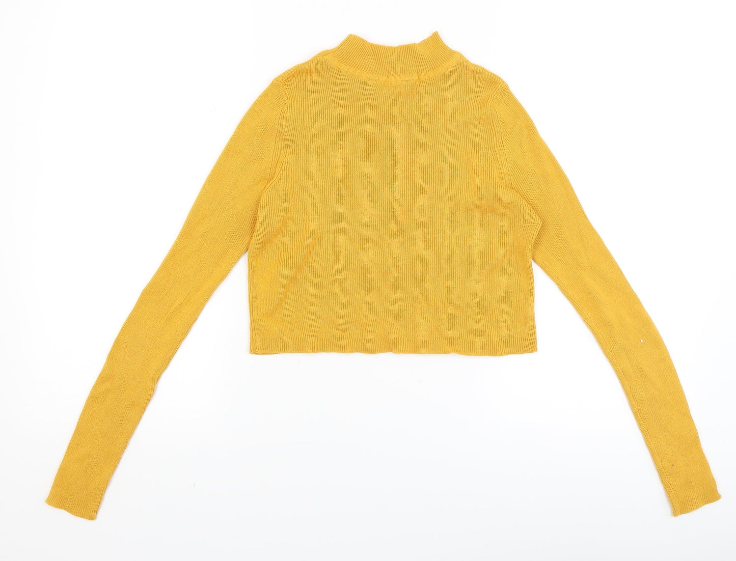 Select Womens Yellow   Basic T-Shirt Size 6