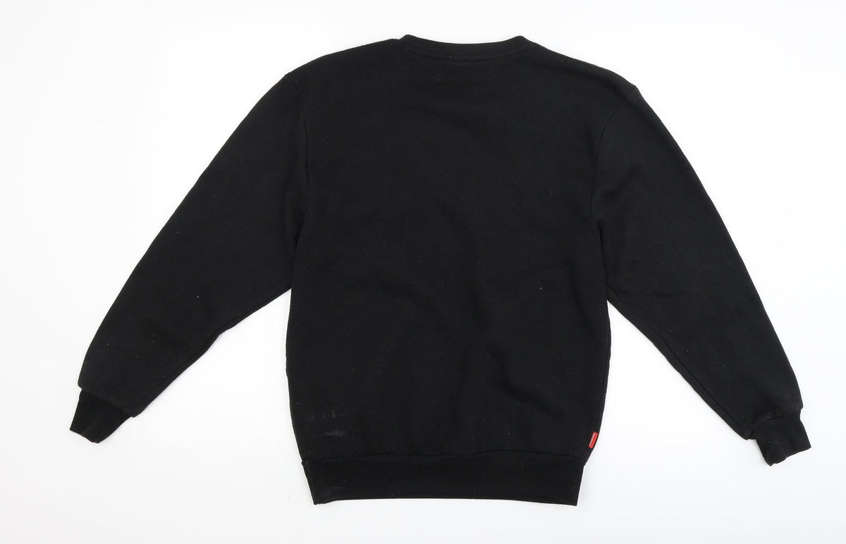 Slazenger Boys Black   Pullover Sweatshirt Size 13 Years