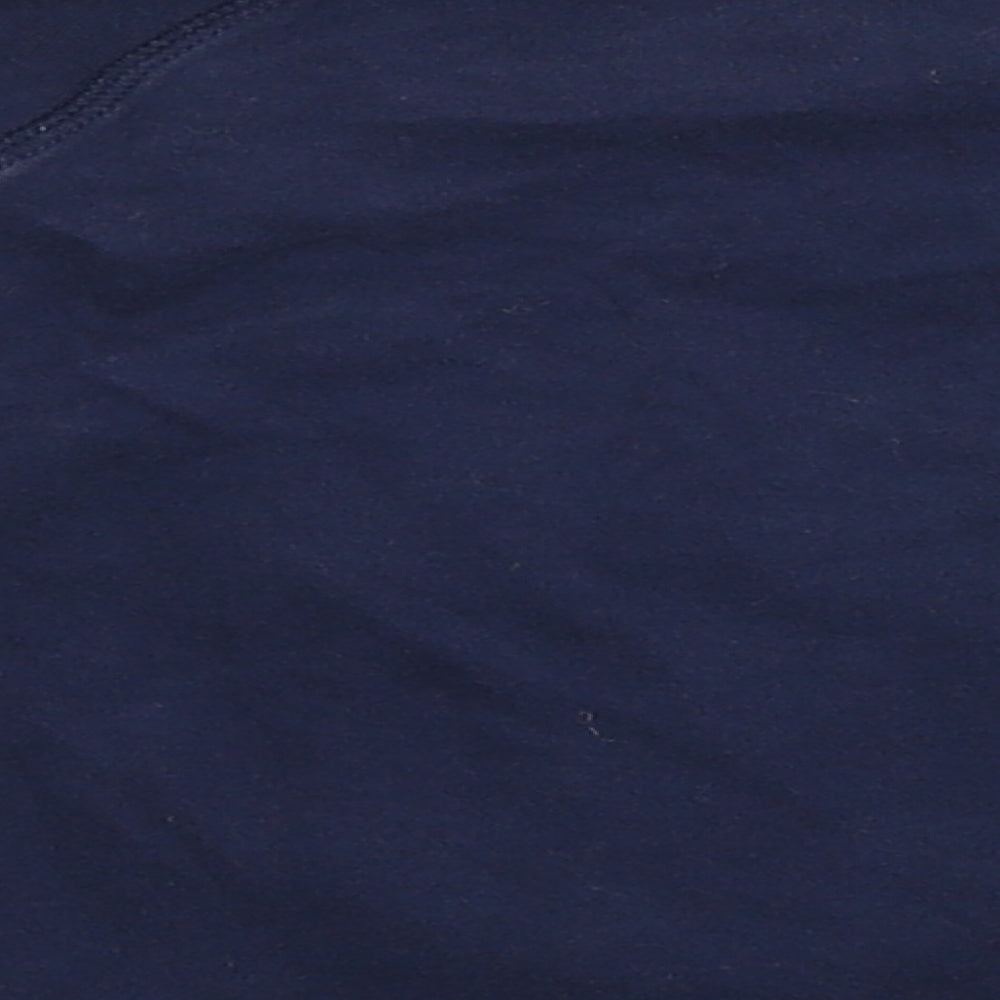 George Baby Blue   Basic T-Shirt Size 9-12 Months  - reindeer