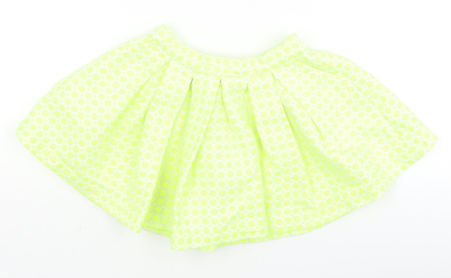 NEXT Baby Yellow Polka Dot  Flare Skirt Size 18-24 Months