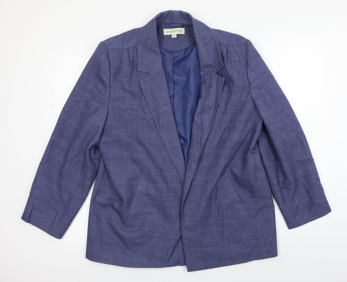 Holmewood  Womens Blue   Jacket Blazer Size 16