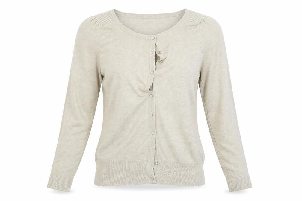 Wallis Womens Beige   Cardigan Jumper Size 8
